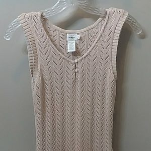 Calvin Klein lilac sleeveless sweater